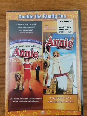 Annie & Royal Adventure musical, New, DVD,2 movie  Quinn, Finney Burnett Collins-image