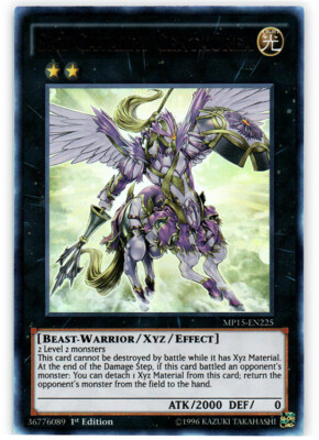 Yugioh! LP Sky Cavalry Centaurea - MP15-EN225 - Ultra Rare - 1st Edition Lightly-image