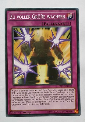 Yugioh Zo Full Size Grow MP17-EN043 1st Edition Mega Tins 2017-image