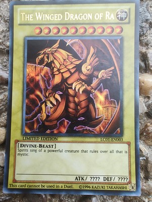 YU-GI-OH! HE WINGED DRAGON OF RA, LC01-EN003, LIMITED EDITION, LENGARDY COLLECTI-image