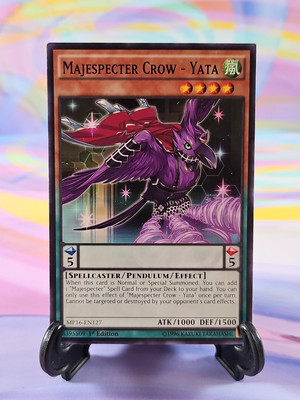 Yu-Gi-Oh TCG Card | Majespecter Crow - Yata MP16-EN127 First Edition-image