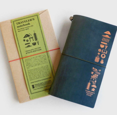 Traveler's Note Book Kyoto Edition Limited Traveler’s Company Blue-image