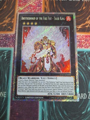 Yu-Gi-Oh! Brotherhood of the Fire Fist - Tiger King CT11-EN001 Limited NM-image