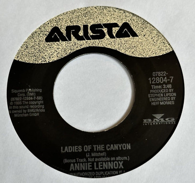 Annie Lennox - A Winter Shade of Pale / No More I Love You's - Arista Records 45-image