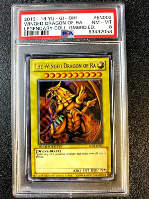2013 winged dragon of ra limited edition PSA 8 LEGENDARY COLLECTION LC01-EN003-image