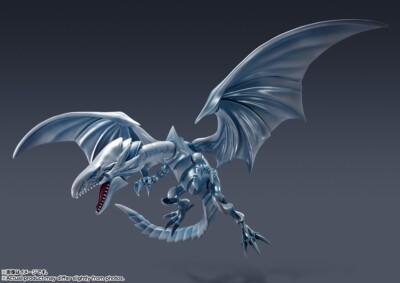 Bandai S.H.MonsterArts Blue-Eyes White Dragon Yu-Gi-Oh! from Japan-image