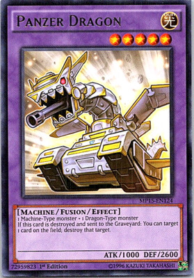 Panzer Dragon MP15-EN124 Yu-Gi-Oh! Light Play 1st Edition -image