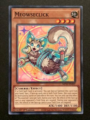 Meowseclick | MP22-EN207 | Common | 1st Edition | Mega Tin 2022 | YuGiOh TCG-image