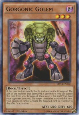 1x Gorgonic Golem - MP14-EN192 - Common - 1st Edition MP14 - 2014 Mega-Tin Mega -image