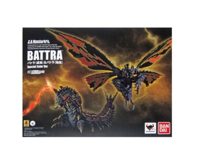 Bandai S.H.MonsterArts Figure Battra Adult & Larva Special Color Version-image