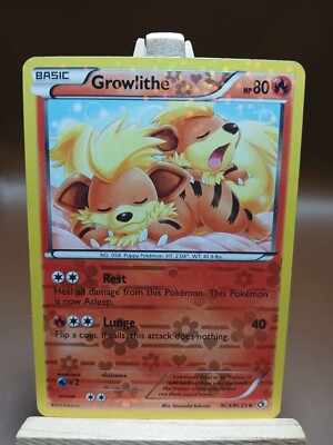 HP Growlithe RC4/RC25 Legendary Treasures: Radiant Collection Holo-image
