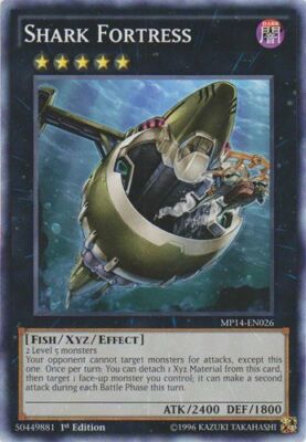 Shark Fortress - MP14-EN026 - Common - 1st Edition NM YuGiOh!  2014 Mega-Tin Meg-image