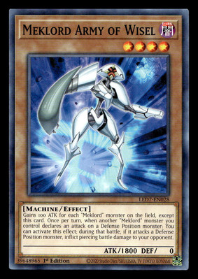 Yugioh Legendary Duelists: Rage of Ra #LED7-EN028 Meklord Army of Wisel-image