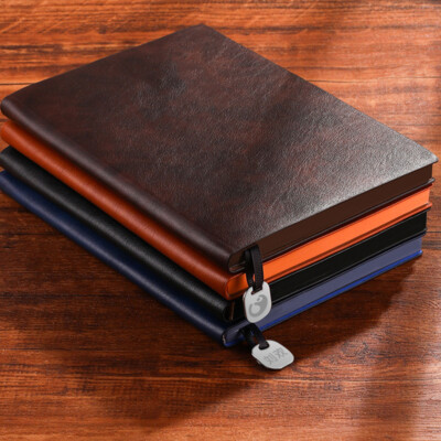 200 Pages PU Leather Vintage Journal A5 Notebook Lined Paper Writing Diary-image