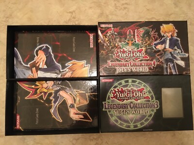 Yu-Gi-Oh! Legendary Collections 3&4 boxes and game boards, NO CARDS included. -image