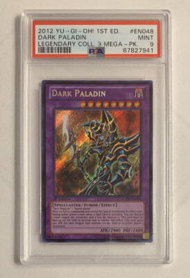 Yugioh! DARK PALADIN 1st Edition LCYW-EN048 English Secret Rare PSA 9-image
