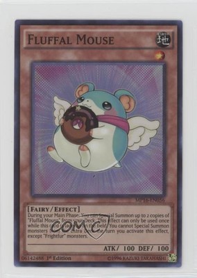 2016 Yu-Gi-Oh! Mega-Tin Mega Pack 1st Edition Fluffal Mouse #MP16-EN056 05v0-image
