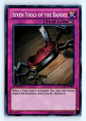 Yu-Gi-Uh Seven Tools of the Bandit LCYW-EN089 Legendary Collection 3 tcg LP-image