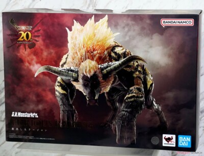 BANDAI S.H.MONSTERARTS MONSTER HUNTER FURIOUS RAJANG ACTION FIGURE-image