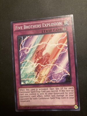 Yu-Gi-Oh! TCG Five Brothers Explosion Mega Pack 2014 MP14-EN058 1st Edition...-image