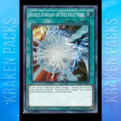 YUGIOH Burst Stream of Destruction LCKC-EN025 Secret Rare 1ST ED 💎 NM 💎-image