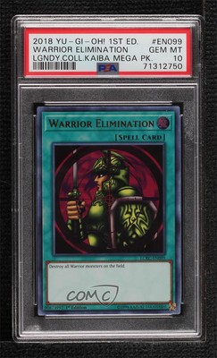 2018 Yu-Gi-Oh! - Legendary Collection Kaiba 1st Edition Warrior Elimination z3i-image