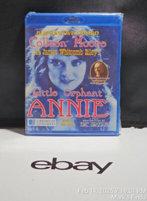 Little Orphant Annie Blu-ray + DVD Dual Format - Colleen Moore - New Sealed OOP-image