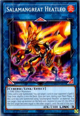 Salamangreat Heatleo #LD10-EN011 Yugioh Lightly played 1st Edition-image