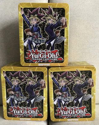 Yugioh 3 x 2017 Shonen Jump Mega Tins Empty Storage - Yugi Muto And Yami Yugi-image