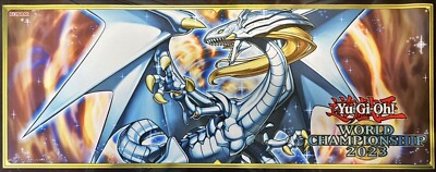 Yugioh Legendary Dragon of White Konami Official Playmat WCS 2023 from Japan NEW-image