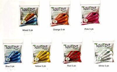 Martini Midsize 2 3/4” Polymer Resin Blend Golf Tees Made In The USA-image