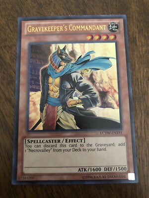 Yugioh Gravekeeper's Commandant LCYW-EN191 Ultra Rare Yu-Gi-Oh!-image