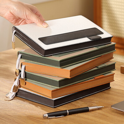 Thick PU Leather Journal A5 Notebook Lined Paper Writing Diary Planner 260 Pages-image