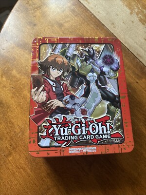 YuGiOh 2018 Mega-Tin Jaden Yuki Tin Box ONLY Trading Card Game Container Shonen-image