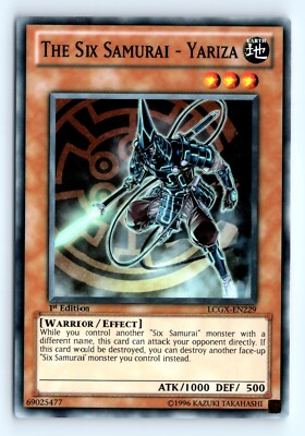 Yu-Gi-Uh The Six Samurai - Yariza #LCGX-EN229 Legendary Collection 2 tcg LP-image