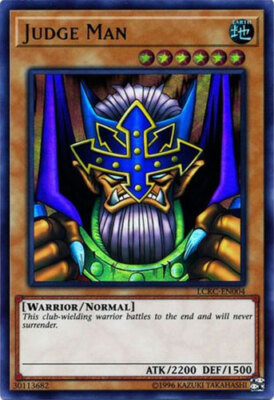 Yu-Gi-Oh Card - LCKC-EN004 - JUDGE MAN (ultra rare holo) - NM-image