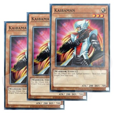 Yugioh - Kaibaman x 3 - NM - Plus Free Holographic Card-image
