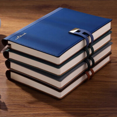 Thick PU Leather Journal A5 Notebook Lined Paper Writing Diary Planner 320 Pages-image