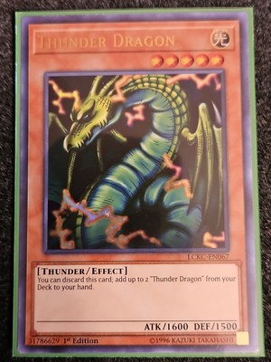 Yu-Gi-Oh! TCG Thunder Dragon Legendary Collection Kaiba LCKC-EN067 1st Ultra NM-image