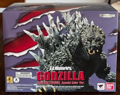 Bandai S.H.MonsterArts GODZILLA 2000 Millennium Special Color Figure - Tamashii-image
