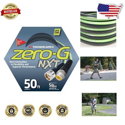 Revolutionary Hybrid Polymer Hose - Zero-G NXT 5/8'' x 50ft with UV Protection-image