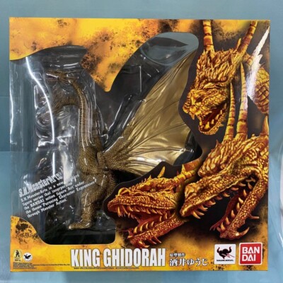 S.H.MonsterArts King Ghidorah Godzilla King of Monsters Figure Bandai From Japan-image
