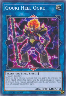 YGO-4x-Near Mint-Gouki Heel Ogre - MP19-EN101 - Common - 1st Edition-2019 Mega-T-image