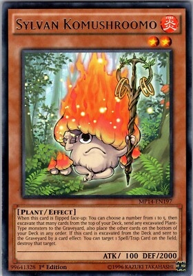 Yu-Gi-Oh TCG Sylvan Komushroomo MP14-EN197 1st Edition Regular Rare Card NM-image