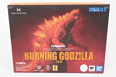 S.H.MonsterArts GODZILLA 2 BURNING GODZILLA 2019 MONSTERVERSE Figure Bandai-image
