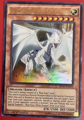 Yugioh Dragon Spirit of White MP17-EN010  - 1st Edition Ultra Rare -image