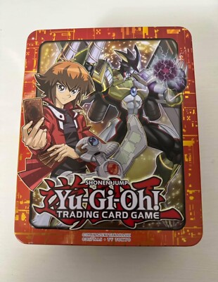 Yugioh 2018 Mega Booster Packs Tin: Jaden Great Condition-image