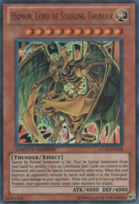 Yugioh! HP Hamon, Lord of Striking Thunder - LC02-EN002 - Ultra Rare - Limited E-image