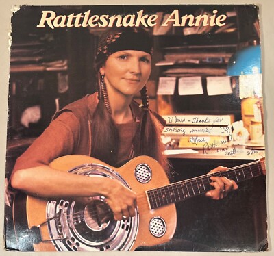 Rattlesnake Annie Record NRMT, Signed, Promo LP, Columbia-image