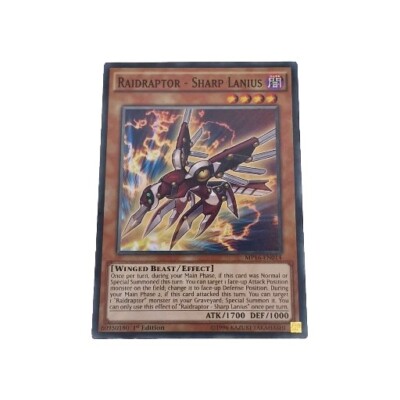 Yu-Gi-Oh! Raidraptor - Sharp Lanius - 2015 Mega-Tins MP16-EN014 Common 1st Edit-image